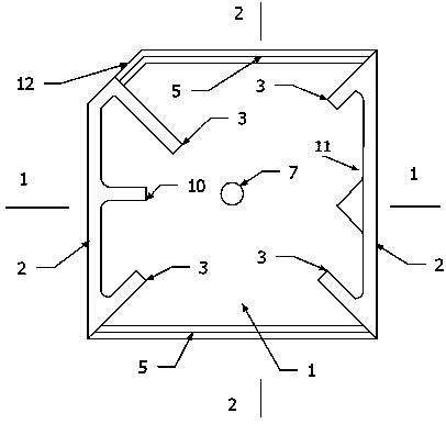 Filling mould module and construction method thereof