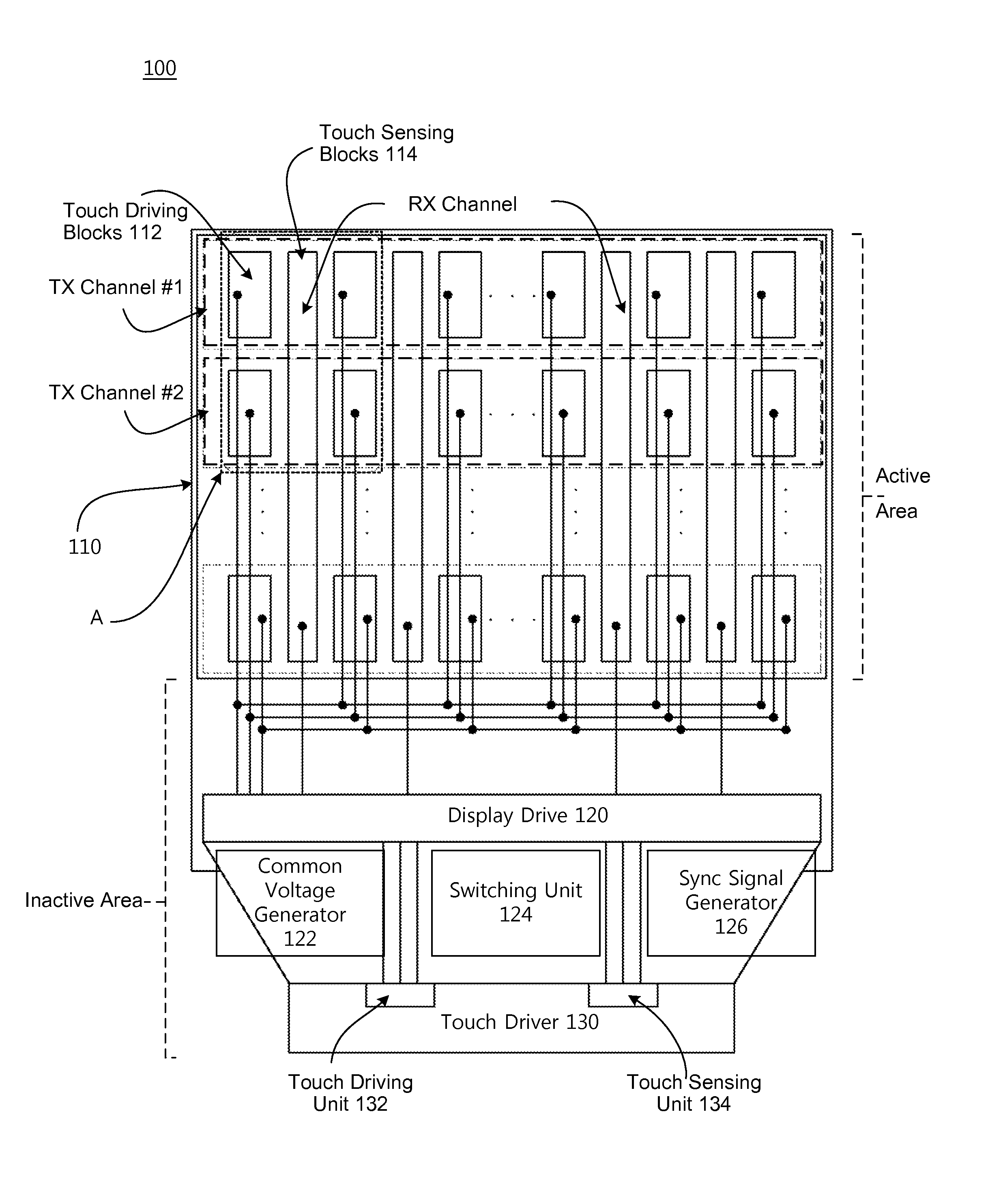 Touch sensor integrated display device and method of manufacturing the same