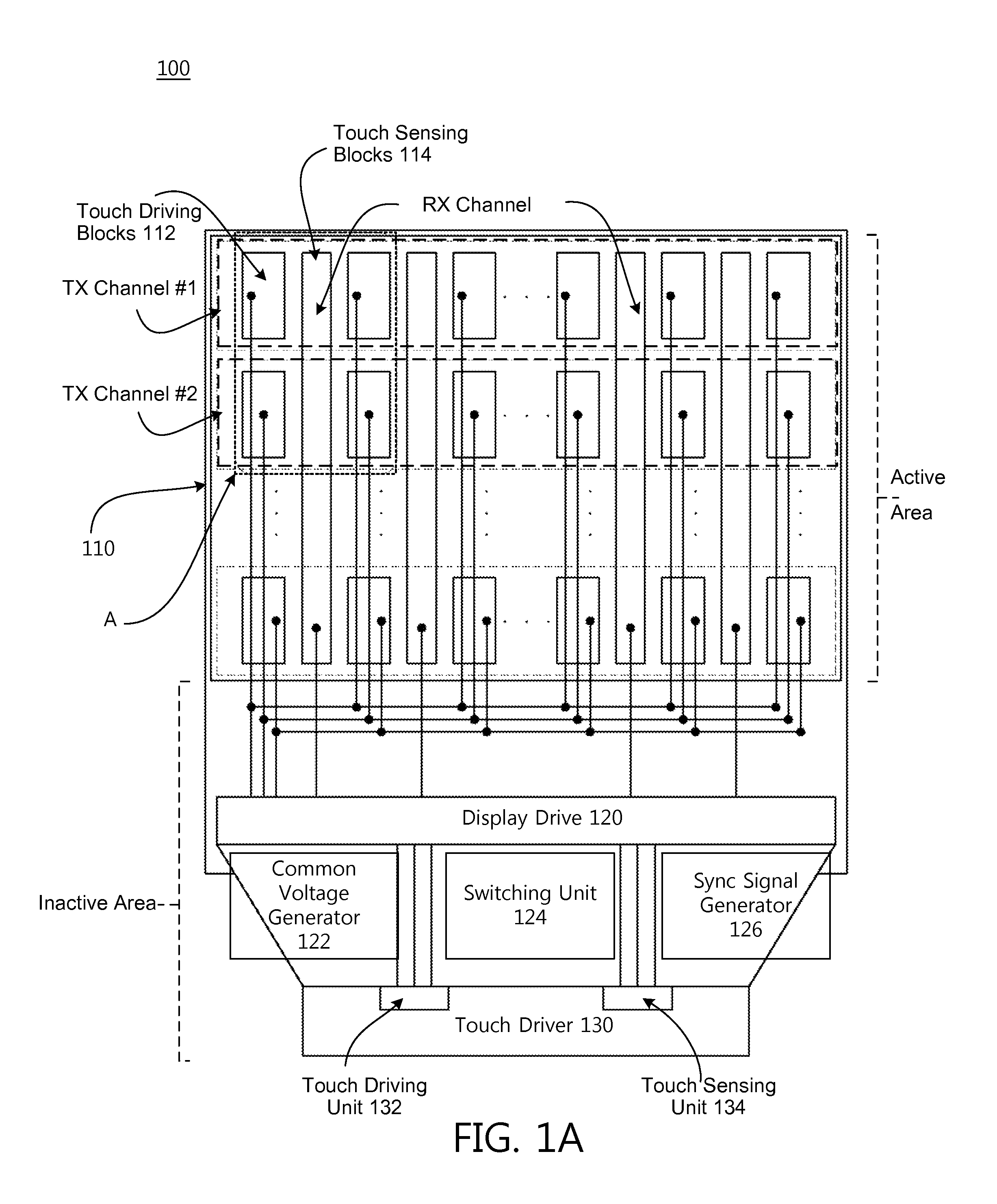 Touch sensor integrated display device and method of manufacturing the same