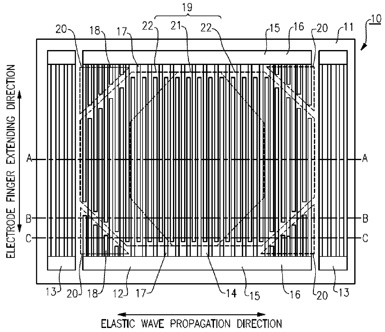 Elastic wave resonator