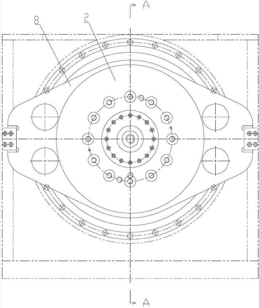 Hydraulic clutch brake device of punch press