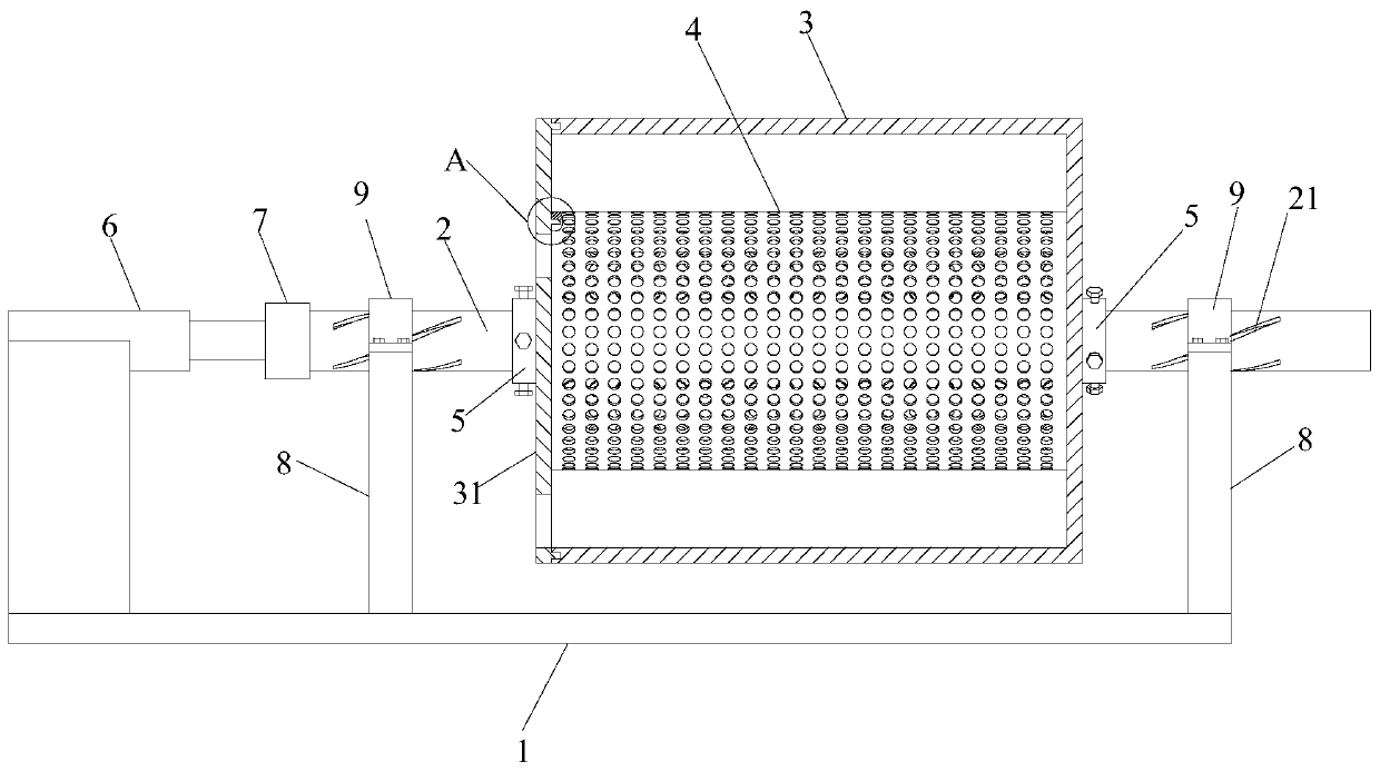 Plastic particle screening device