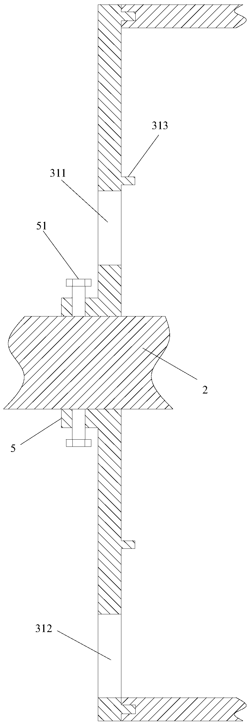 Plastic particle screening device