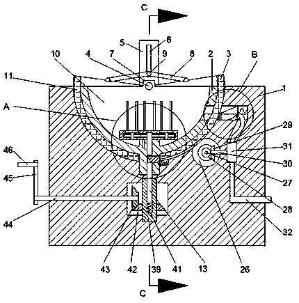 Fire pan capable of accelerating combustion and having fire extinguishing function for sacrifice