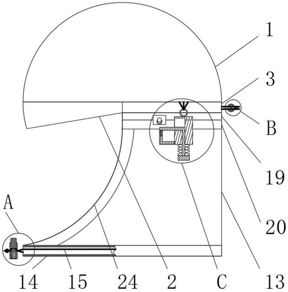 An automatic sweat-absorbing medical hat