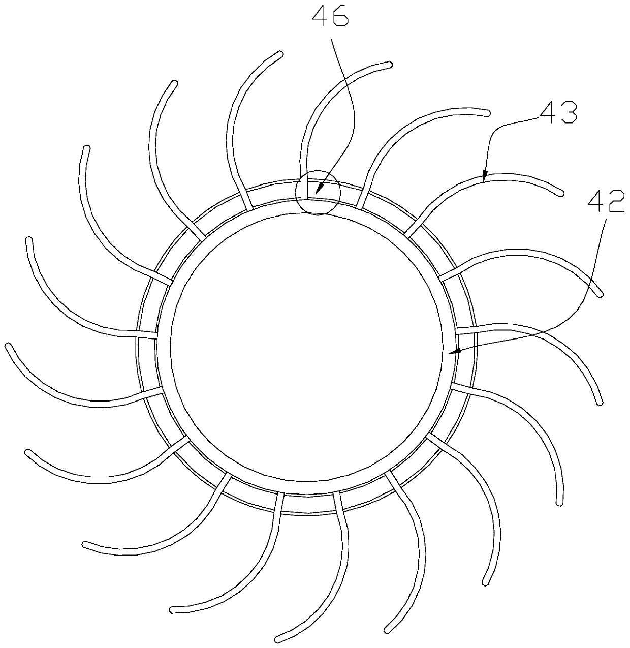 Capacitor film cleaning equipment for preventing overlapping through centrifugal force