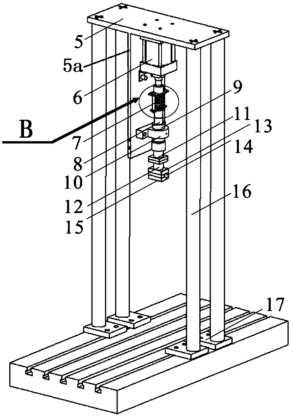 A vibration and noise test bench for wind turbine yaw braking system