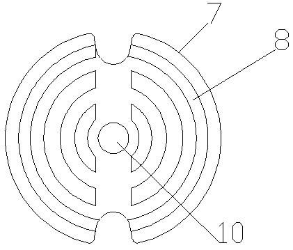 Stroboscopic lamp with arc cooling fins