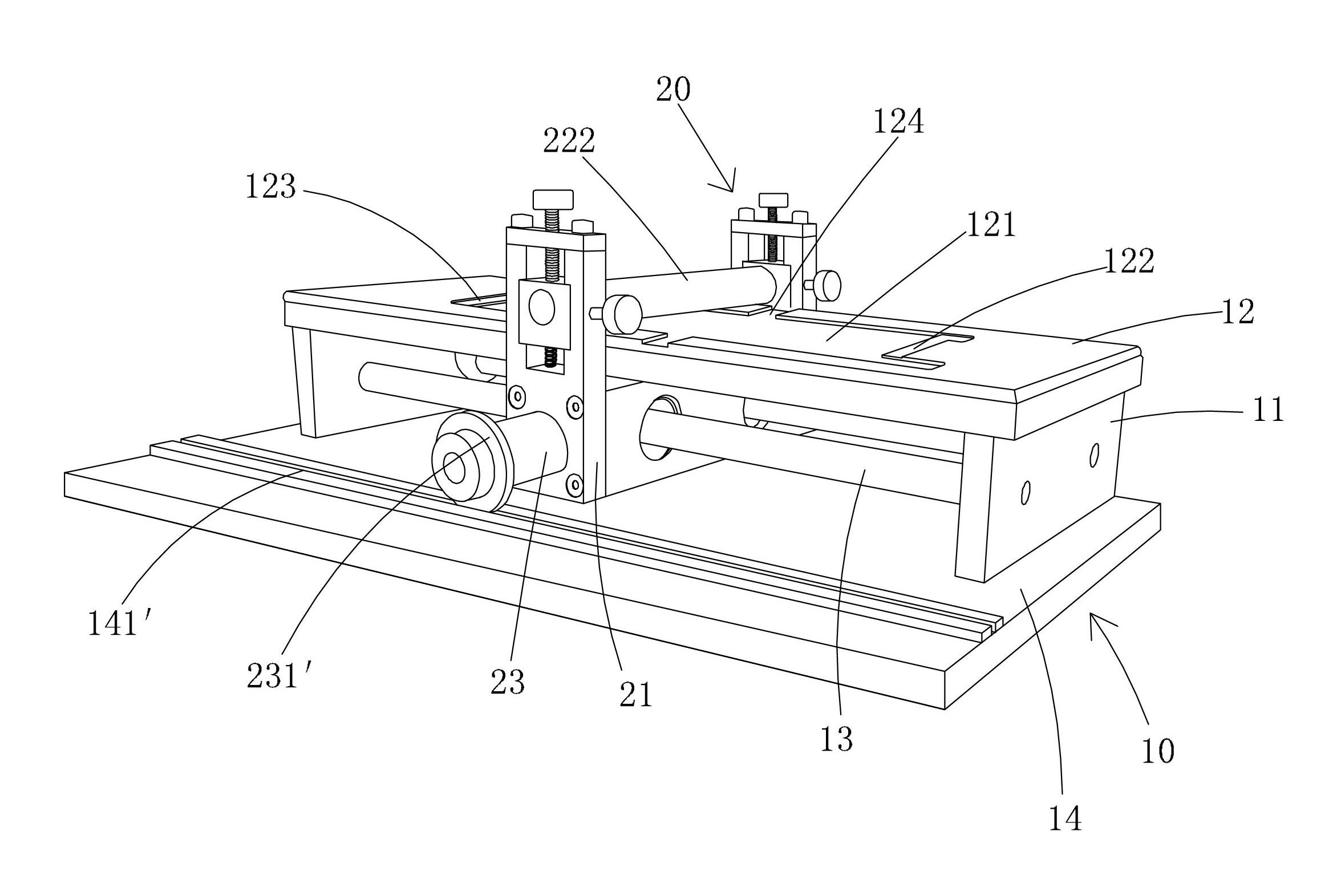 Laminating fixture of touchpad and LCD (Liquid Crystal Display) panel