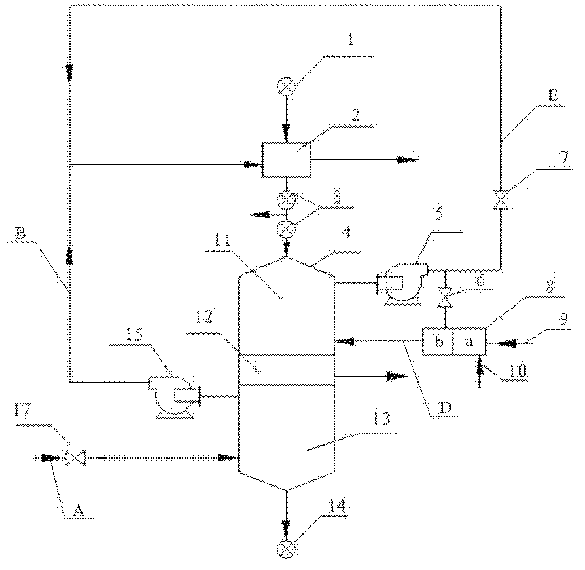 Comprehensive heat energy utilizing type active coke purifying and regenerating process system and active coke purifying and regenerating process method