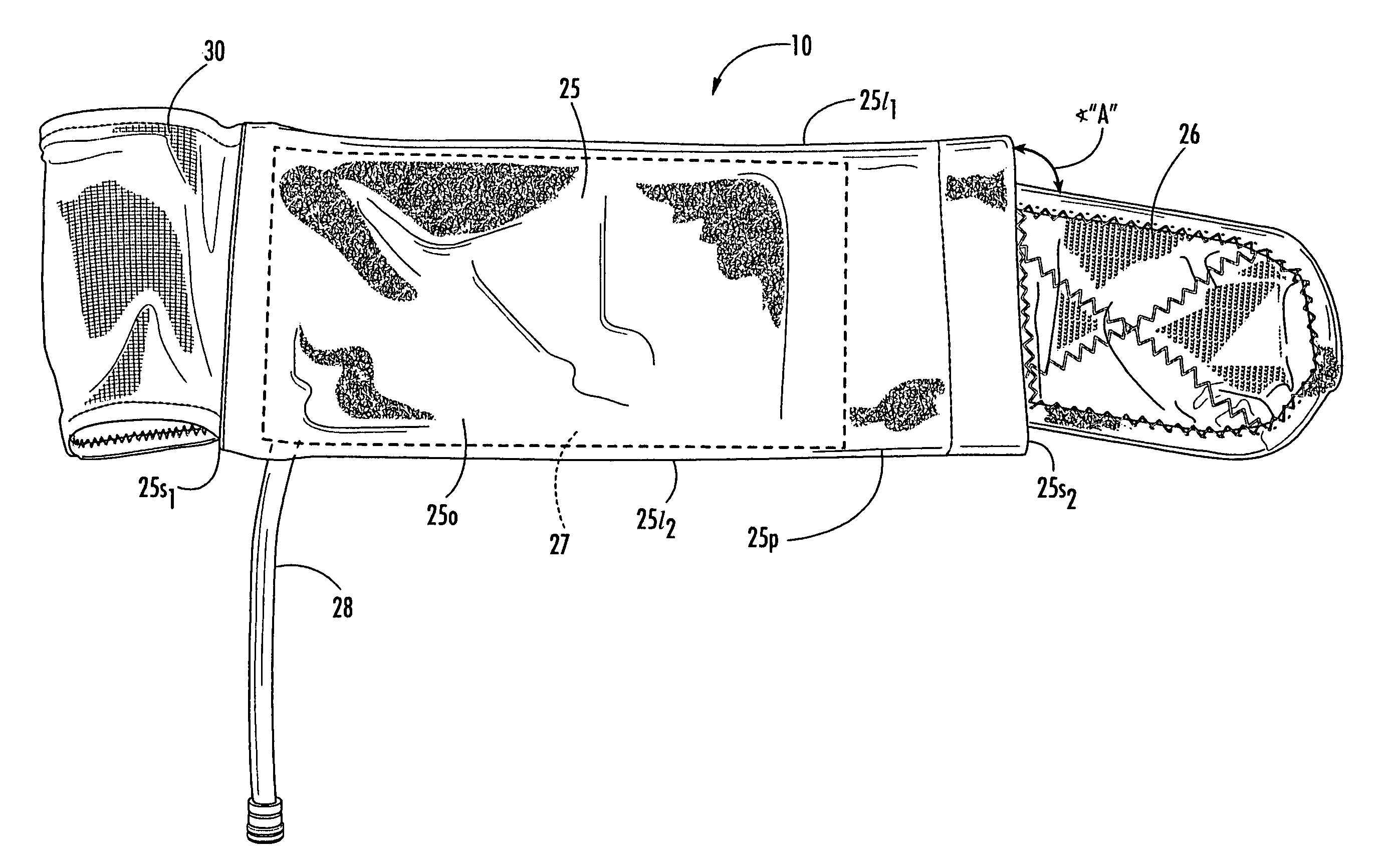 Blood pressure cuffs with resilient support sleeves