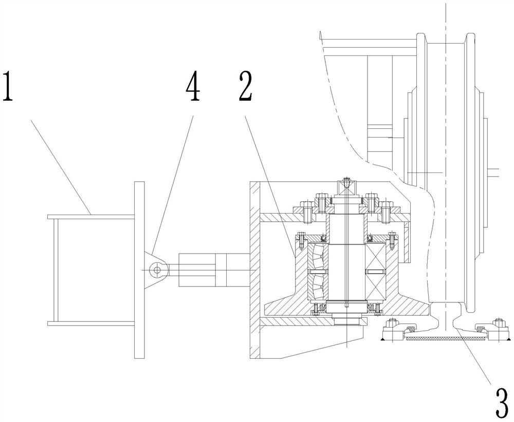 Deflection-preventive vibration avoiding system for high-speed quay crane trolley