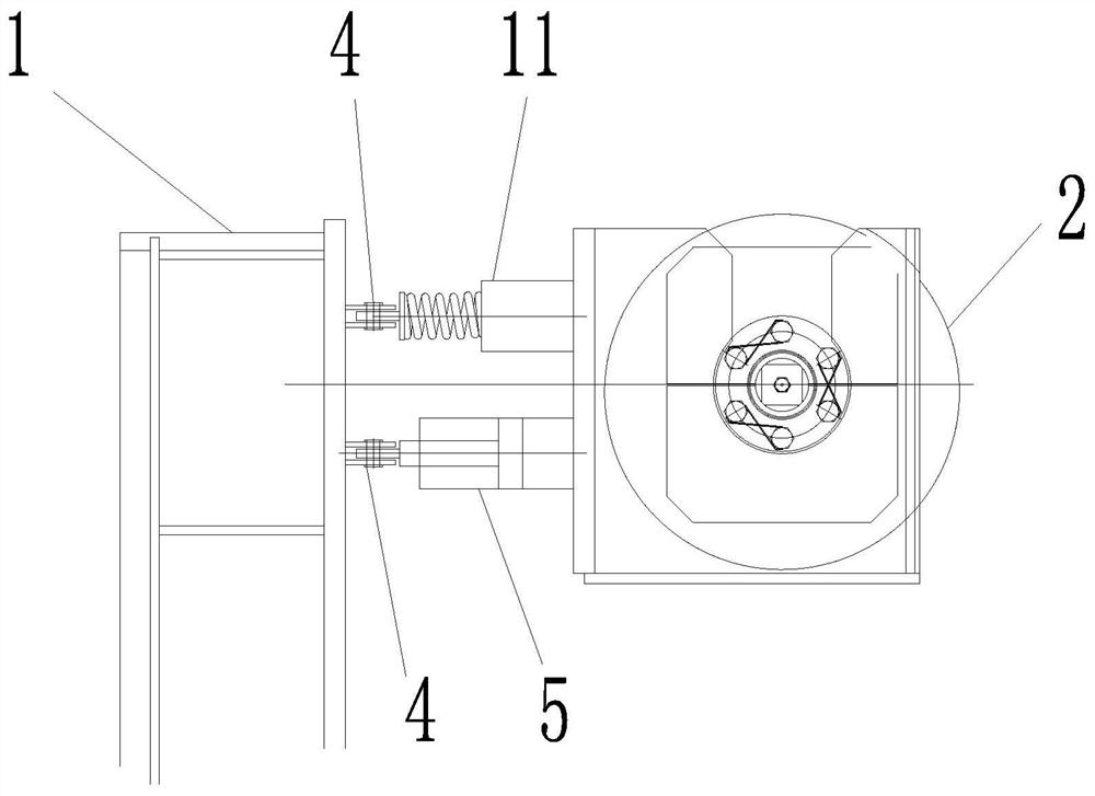 Deflection-preventive vibration avoiding system for high-speed quay crane trolley