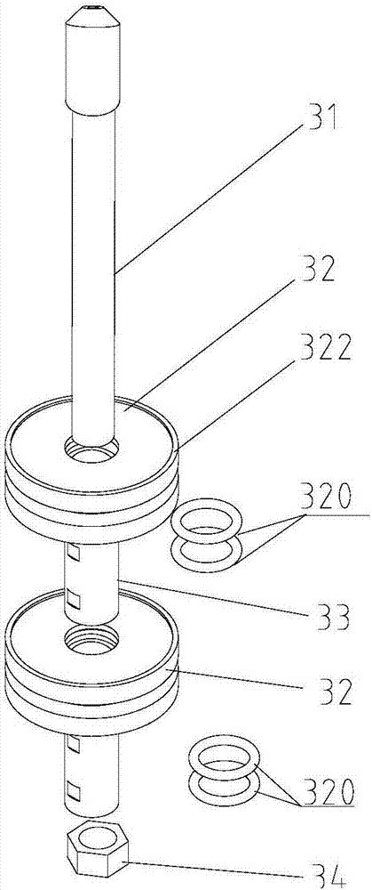 Mean valve with multiple air circuits