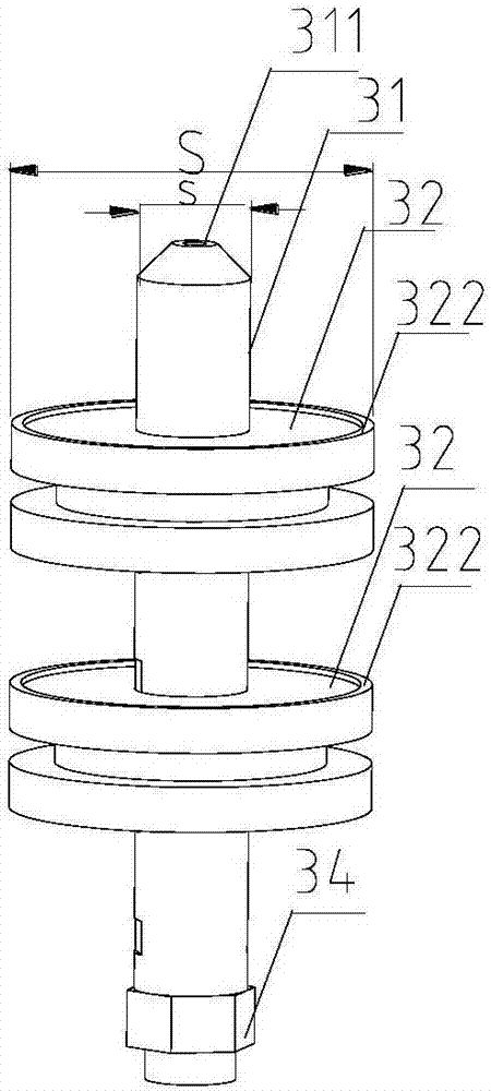 Mean valve with multiple air circuits