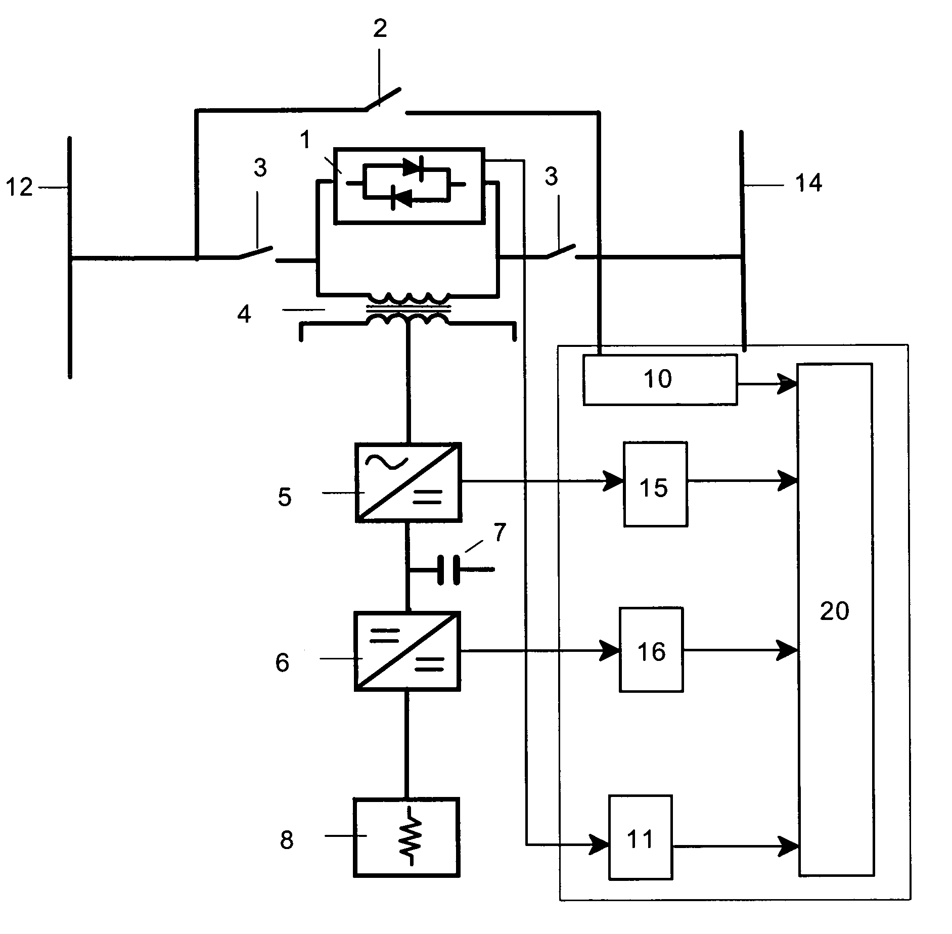 Method and device for preventing the disconnection of an electric power generating plant from the electrical grid