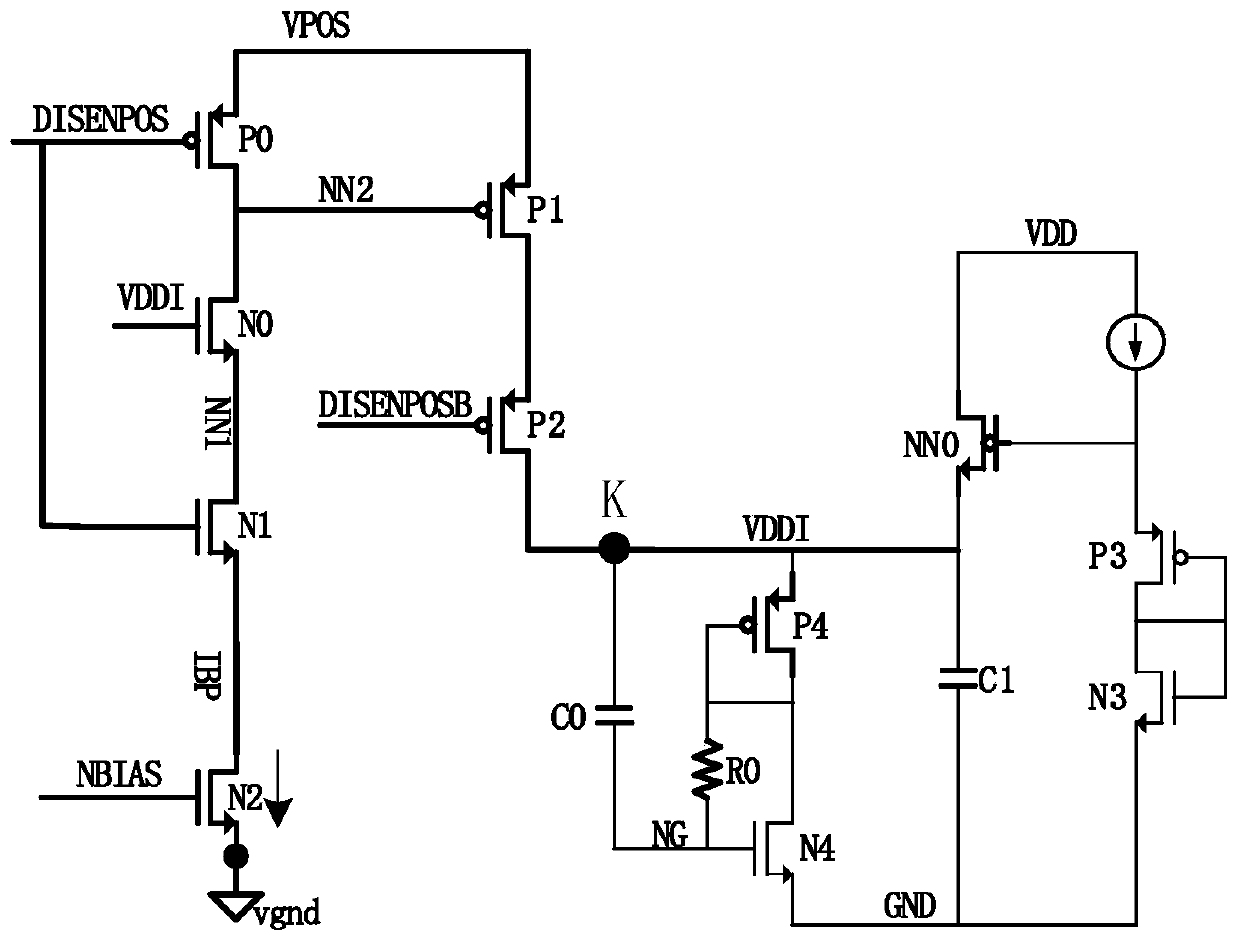 Secondary power supply generation circuit capable of reducing interference