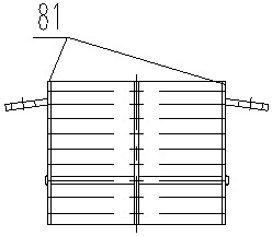 Large-particle vertical ring pulsation high-gradient magnetic separator