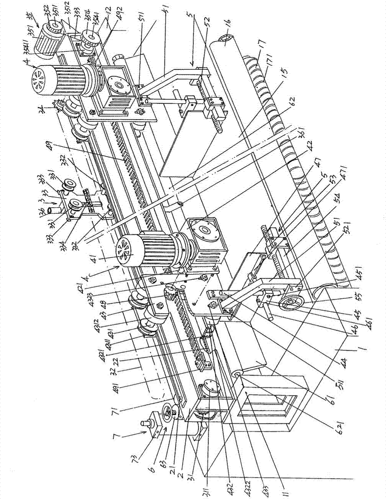 Gluing machine for non-woven fabrics