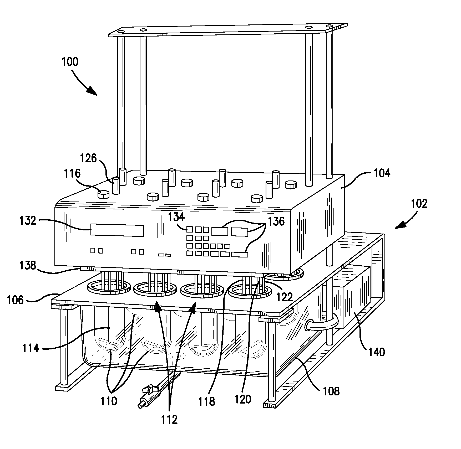 Dissolution testing with infrared temperature measurement