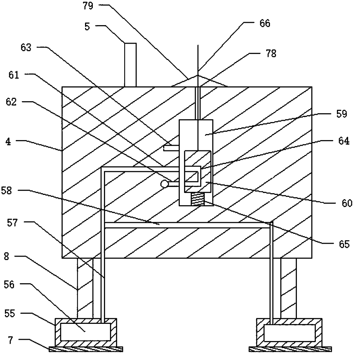 Automatic cutting conveyor for environmental water treatment of deep-water aquatic plants