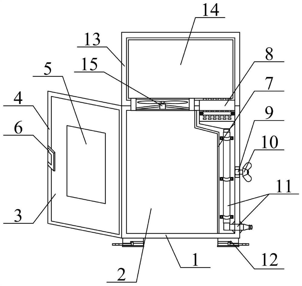 An electrical equipment automation control cabinet with adjustable protection effect