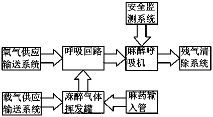 gas anesthesia system