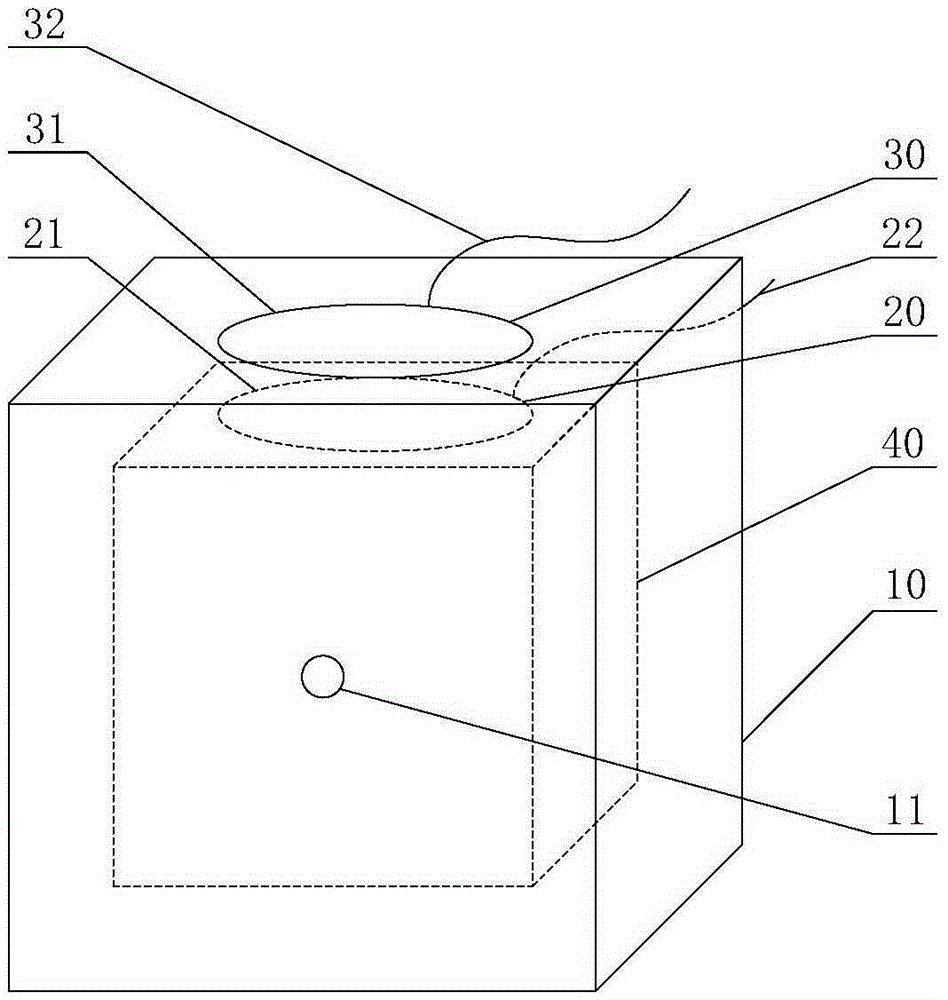 Retention-type light splitting apparatus and method