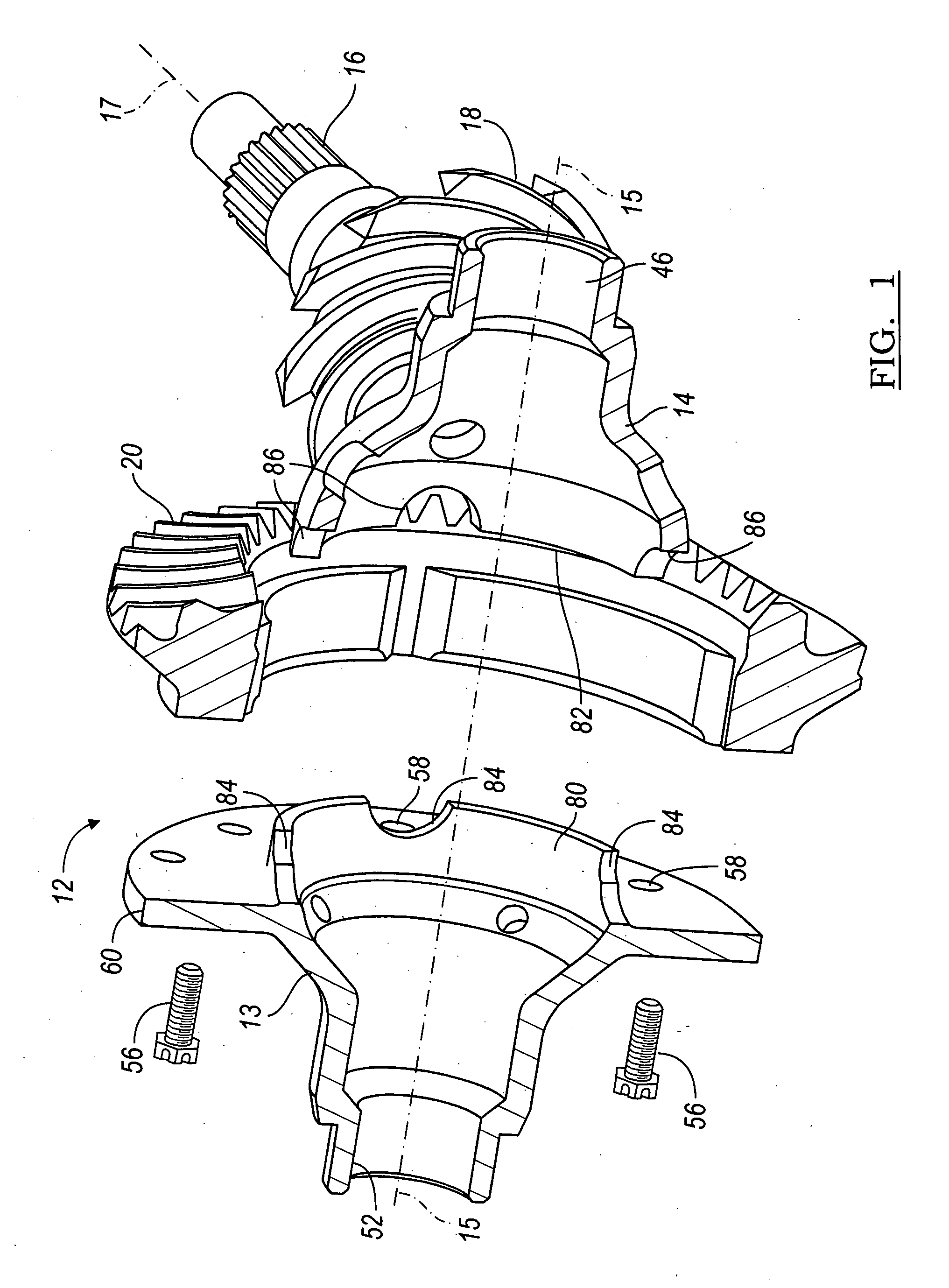 Differential mechanism assembly