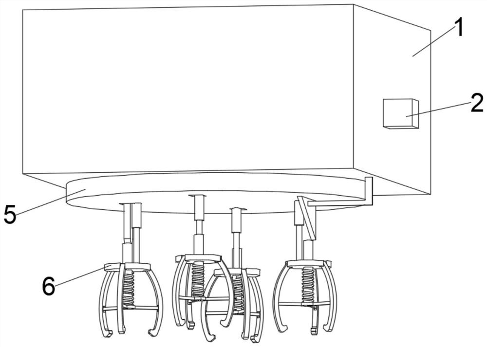 Reaction cup grabbing and placing device for immunity analyzer