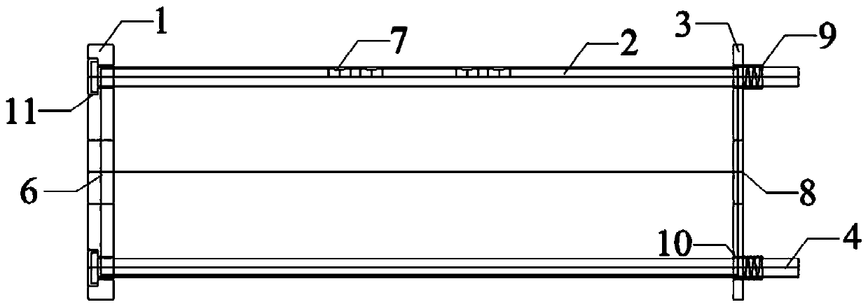 Rock complex resistivity signal measurement device, structure and method