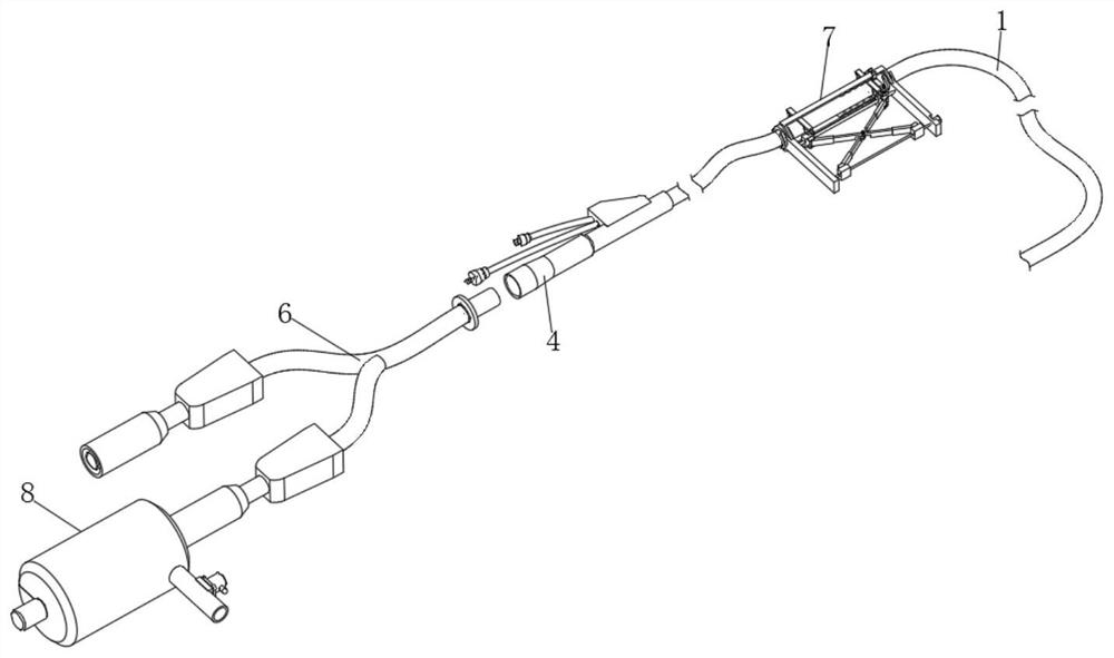 Anti-blocking device for transanal intestinal obstruction catheter