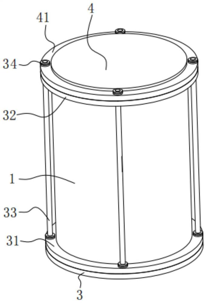 Method for leaching vanadium by reconstructing stone coal vanadium ore crystal lattice