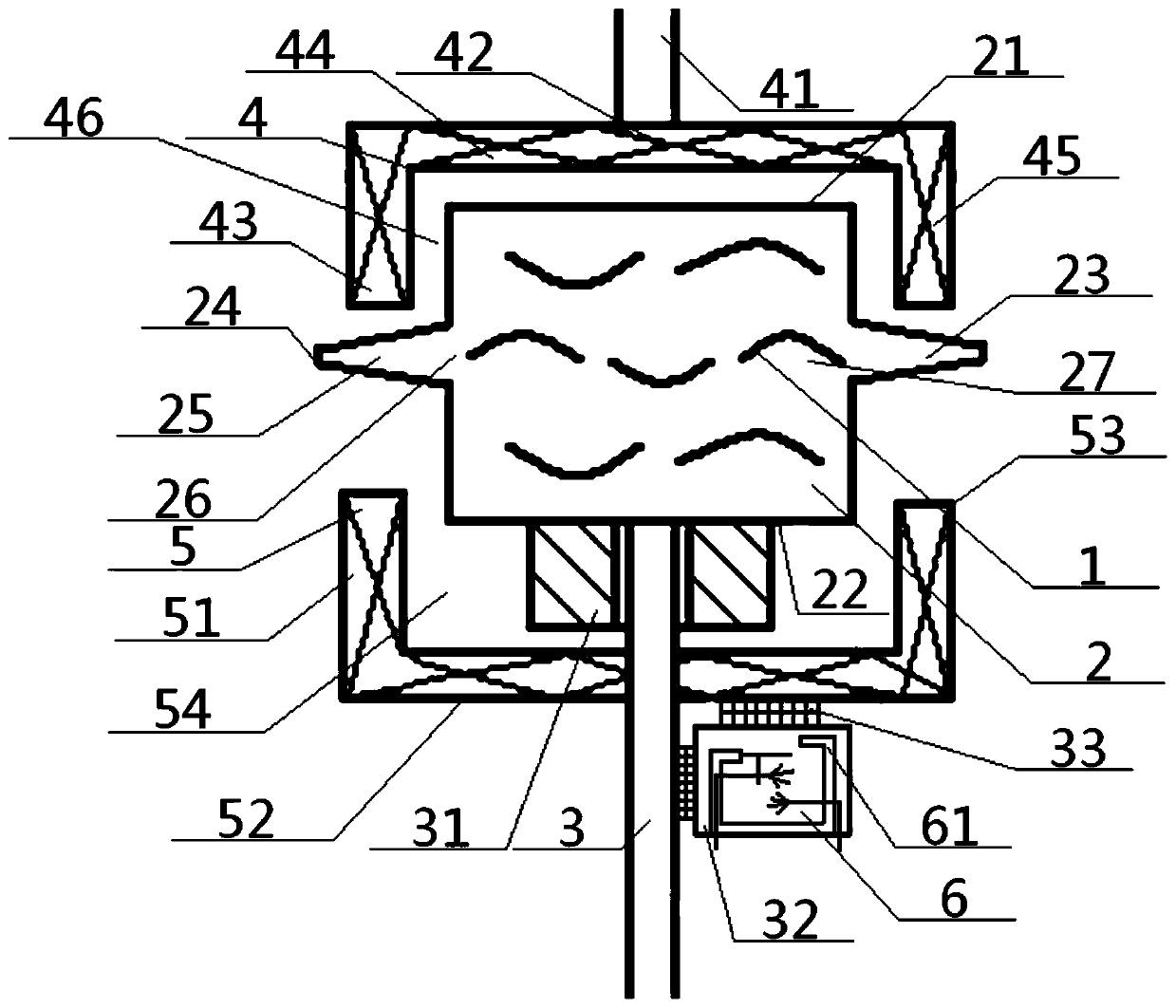 Rotary nanofiber preparation device