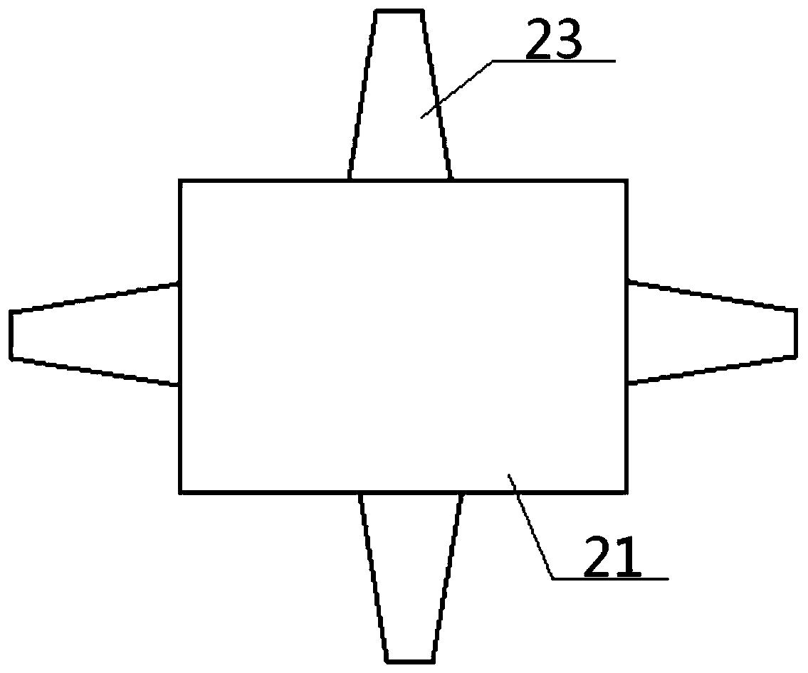 Rotary nanofiber preparation device