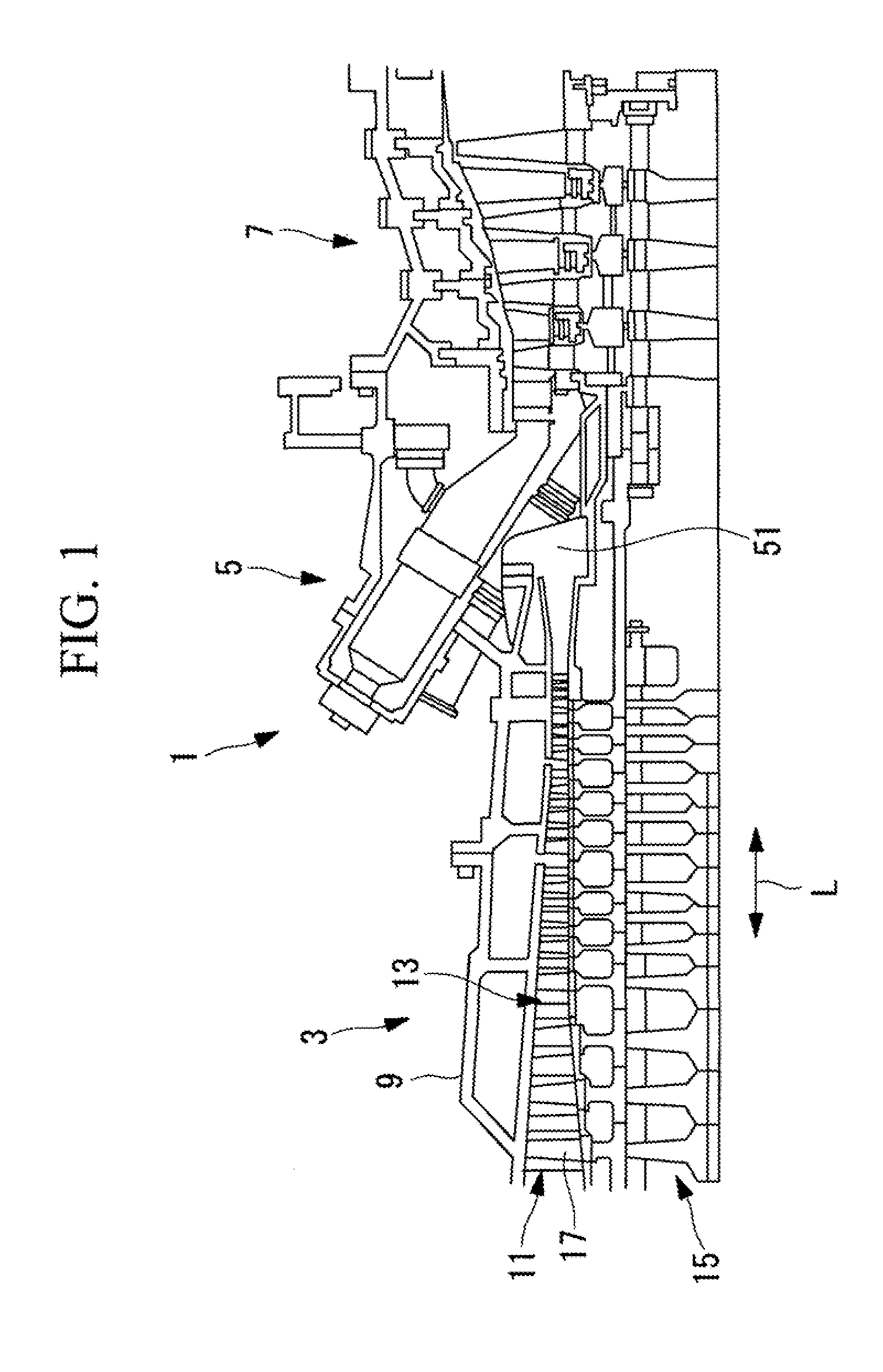 Stator blade ring and axial flow compressor using the same