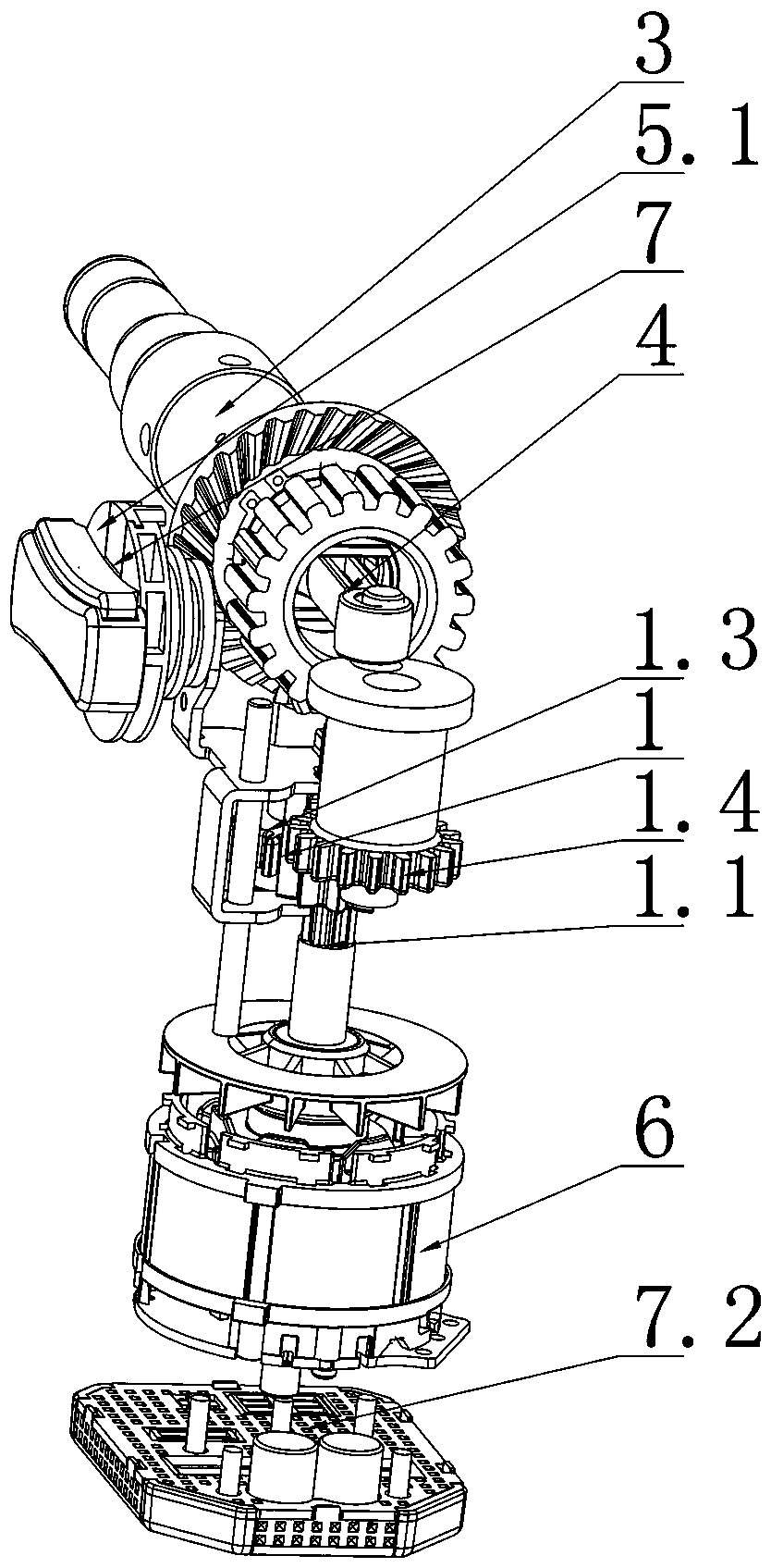 Power-off switching hammer drill tool