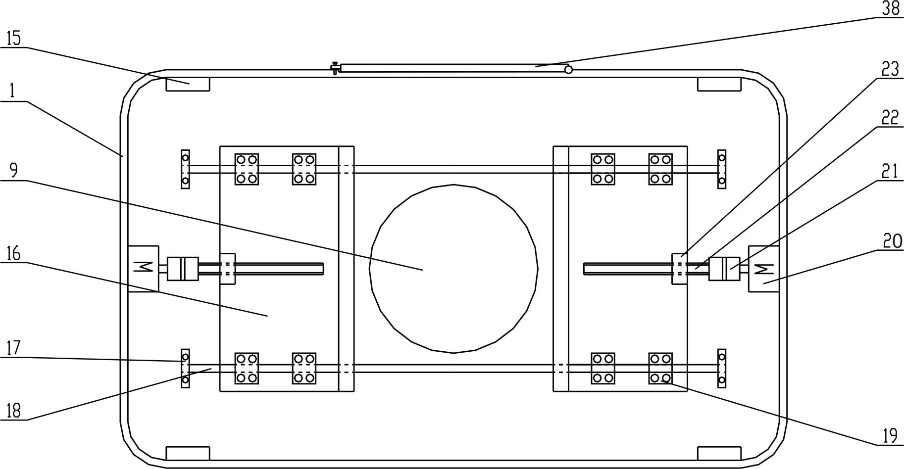 Air pressure type intelligent antitheft exhibition stand