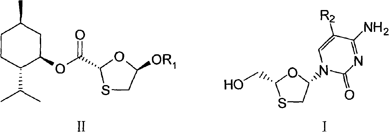 High optical purity nucleoside intermediates and preparation method thereof