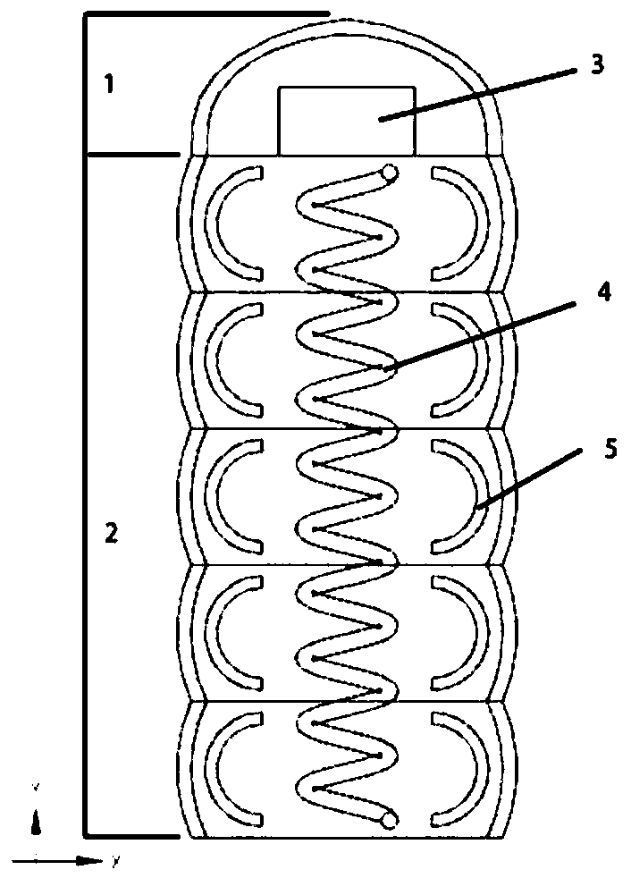 Fruit fly larva simulated soft robot based on shape memory alloy