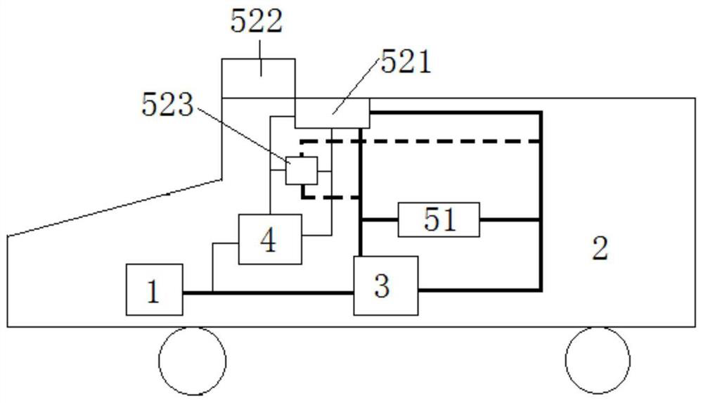 System and method for supplying power to vehicle-mounted electric appliance when fuel vehicle is parked