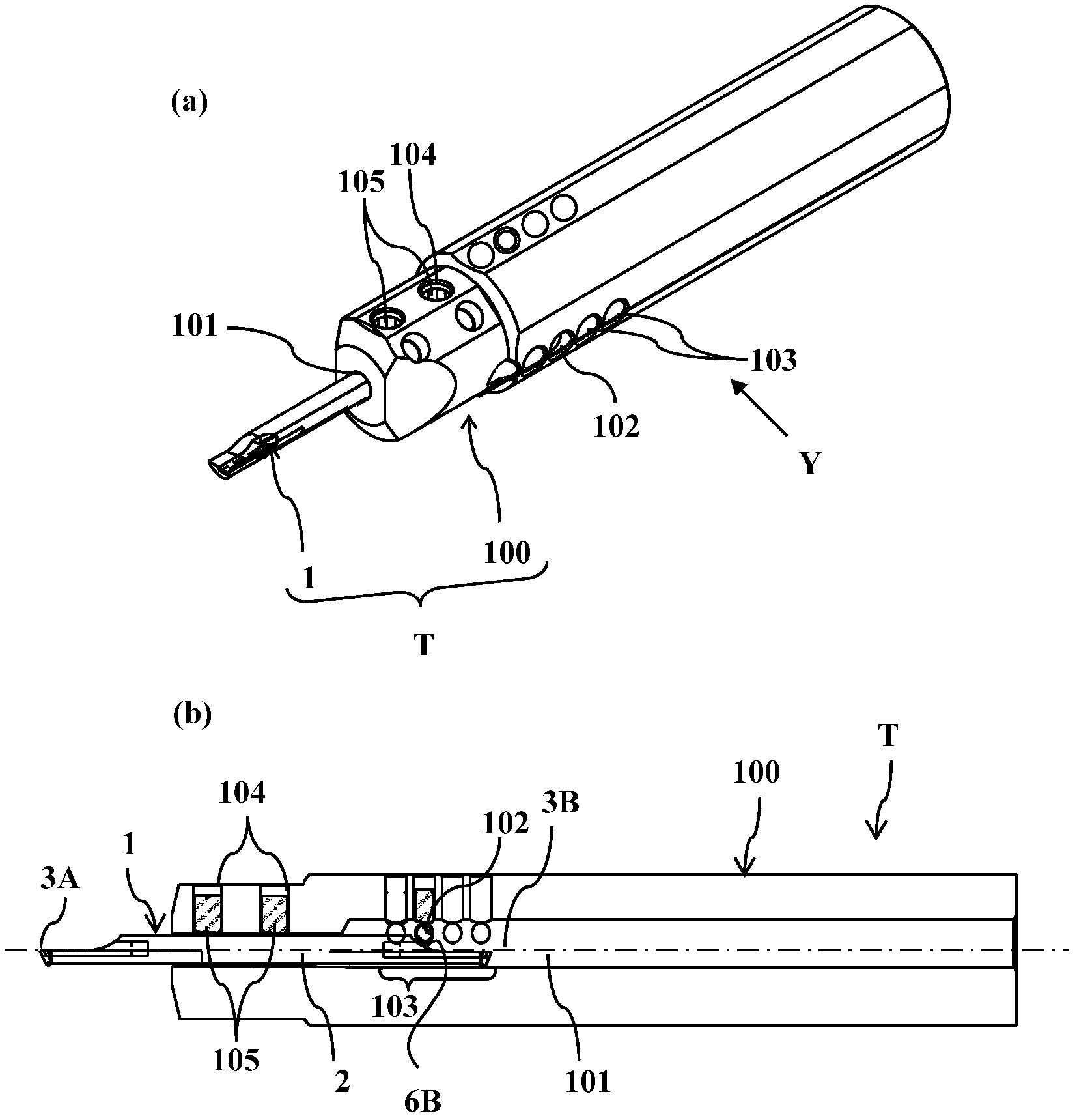 Bore machining cutter head and bore machining cutting tool