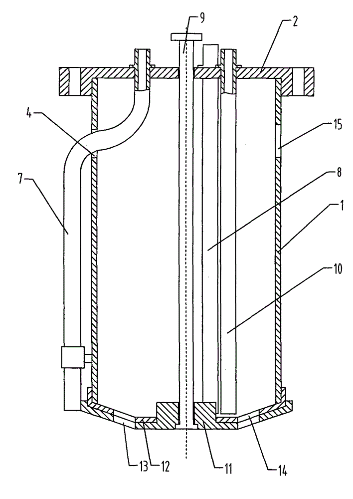 Oil reservoir for heating diesel oil