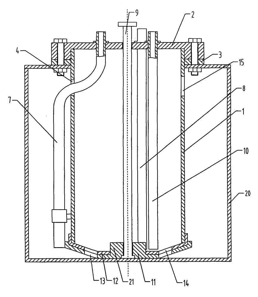 Oil reservoir for heating diesel oil