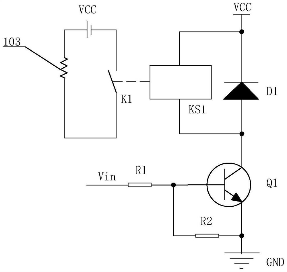 A device for detecting gas moisture content of sulfur hexafluoride circuit breaker