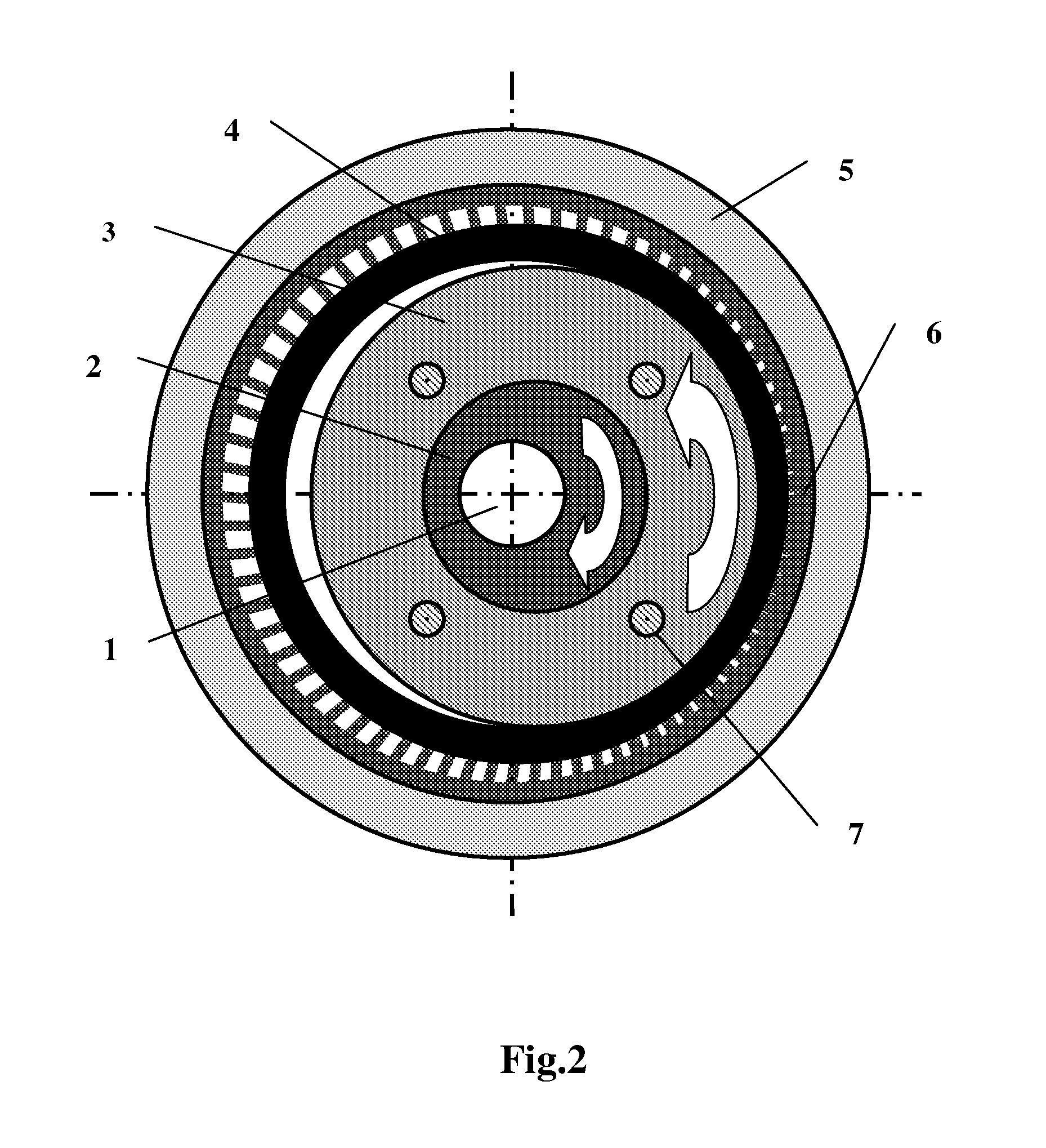 Orbital speed reducer by belt