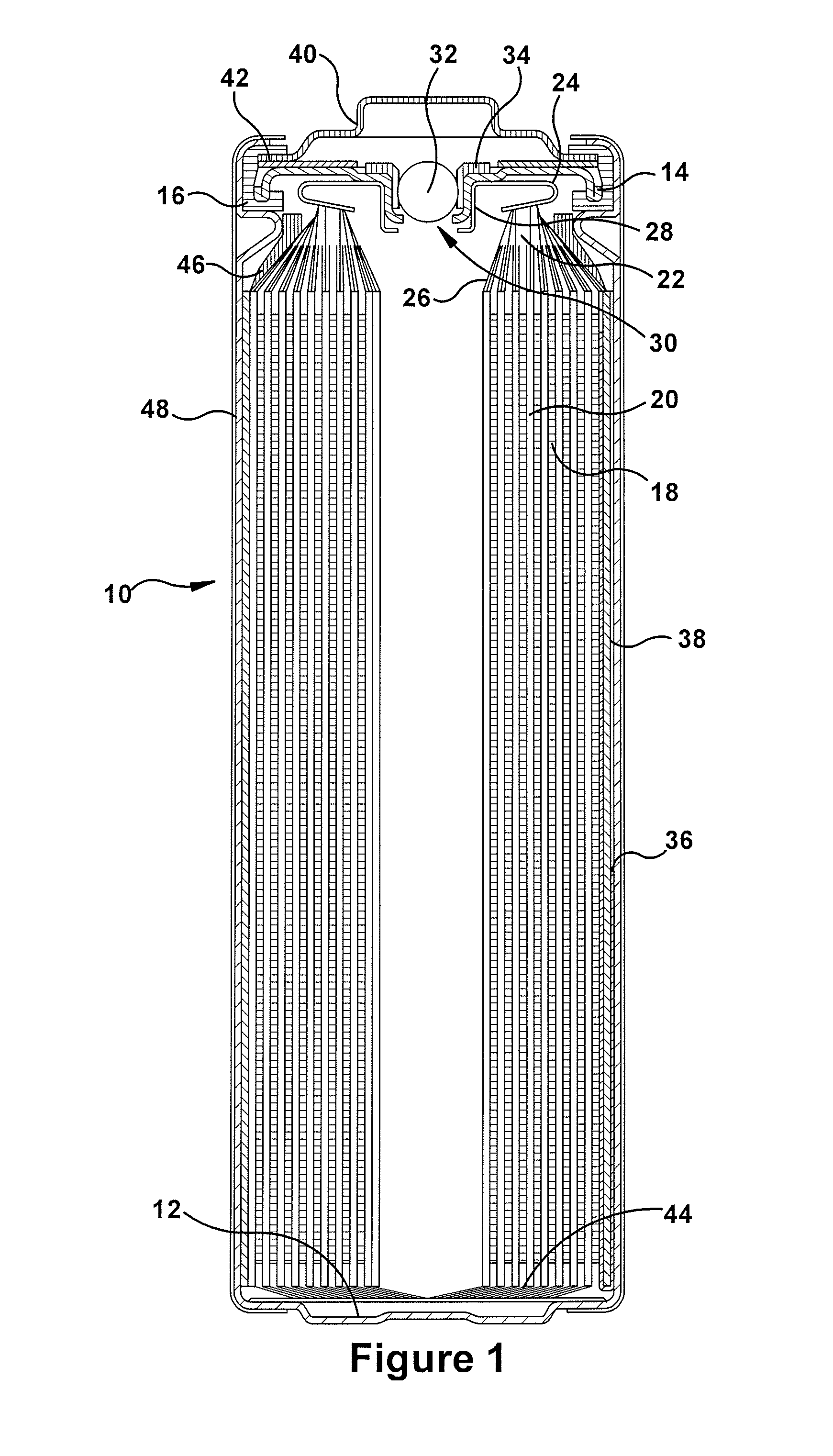 Lithium-Iron Disulfide Cell Design