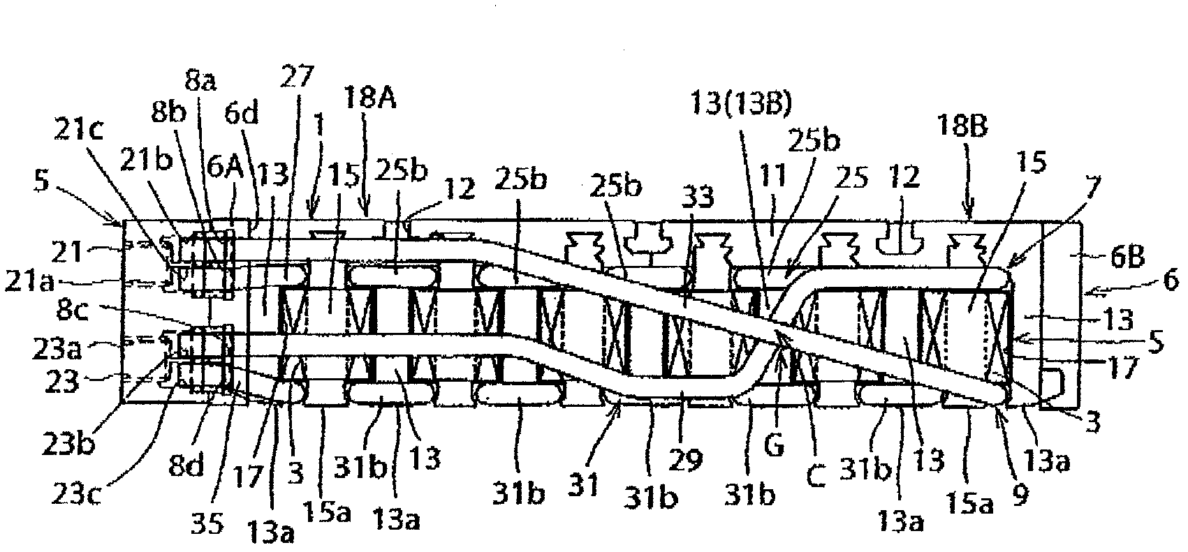 Armature for linear motor