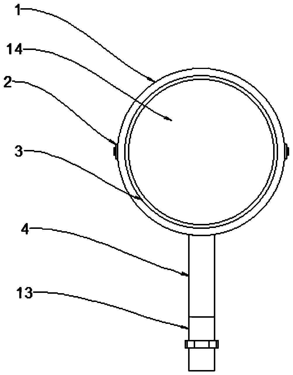 Outer shell used for industrial instrument