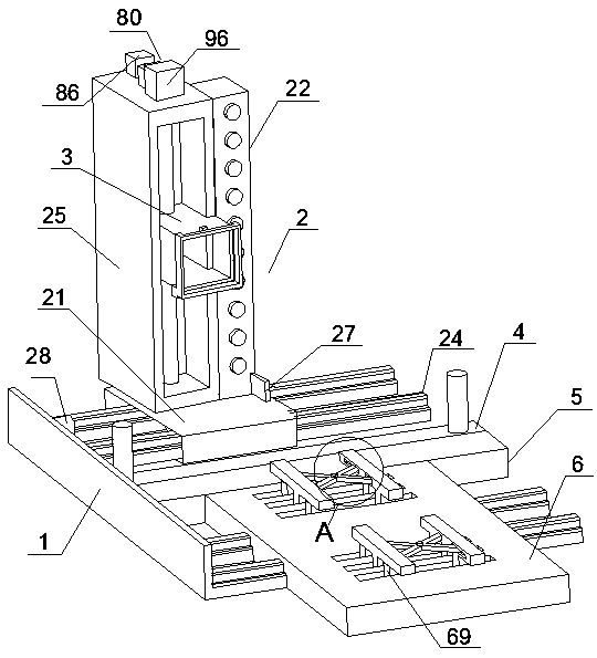 Rapid positioning detection method and device for automobile headlamp